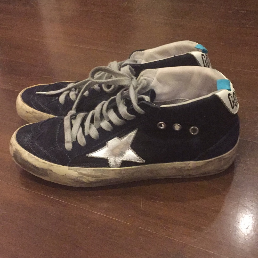Navy Blue Golden Goose